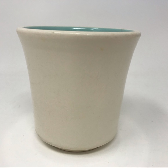 Vintage Genuine Taylor Mug - Aqua Blue White Coffee Tea Cup - Read Description - Picture 3 of 10